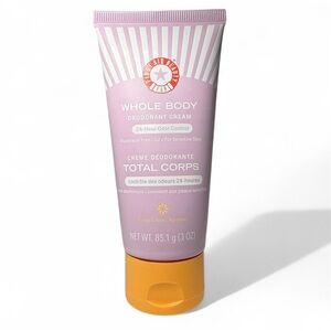 First Aid Beauty Whole Body Deodorant Cream – Fresh Citrus (3 oz)